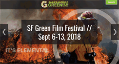Desktop Screenshot of greenfilmfest.org