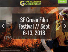 Tablet Screenshot of greenfilmfest.org